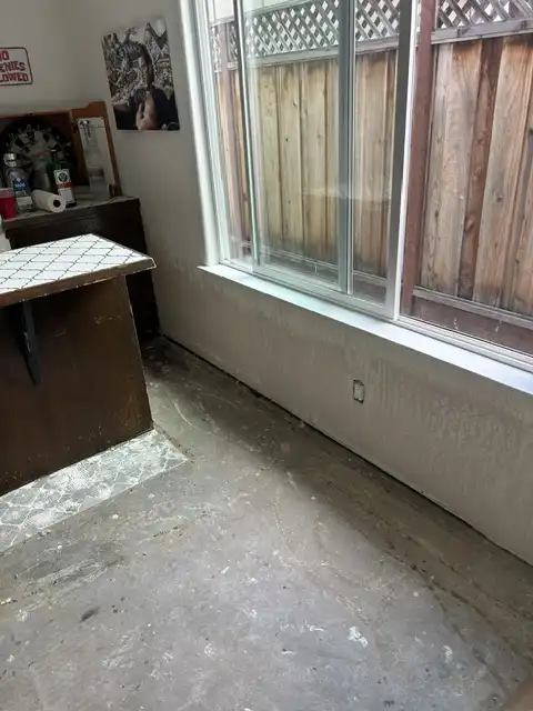 Small drywall repair & matching skip trowel texture 2026 project photo